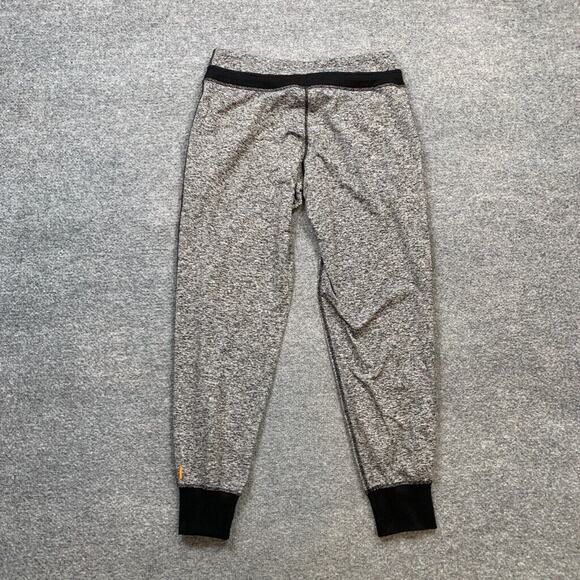 Lucy Joggers Womens M Medium Gray Black Heather Drawstring Elastic Cuff Sweats - Picture 9 of 11